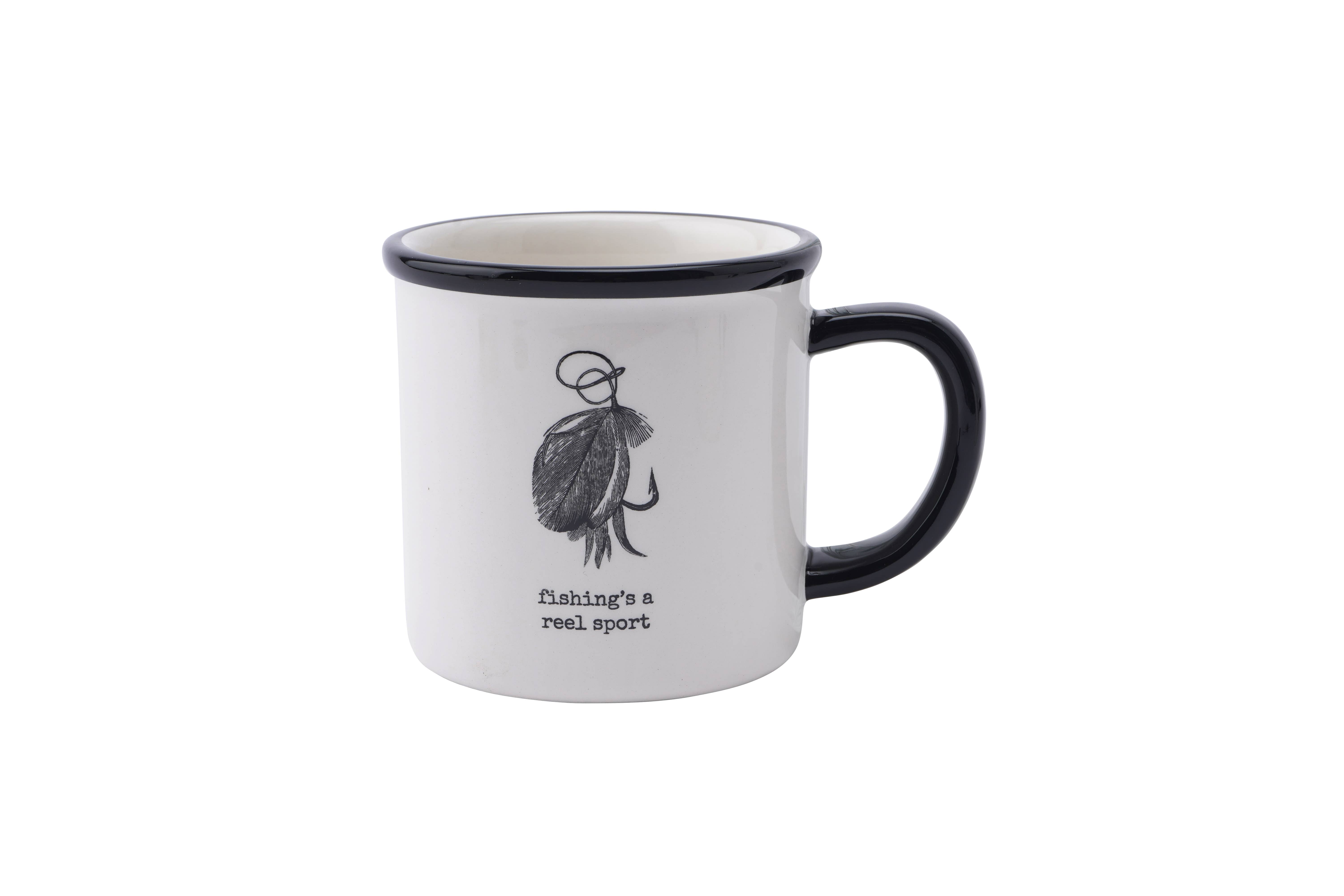 CGB Giftware – wholesale Coffee mug – Reel Fly Fishing Co. 'Reel Sport' Stoneware Mug2