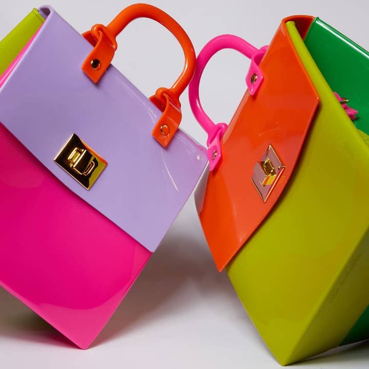 Pria Handmade Accessories - Wholesale Crossbody bag – Women's - Lemmon Juice Vinyl Crossbody Bag2