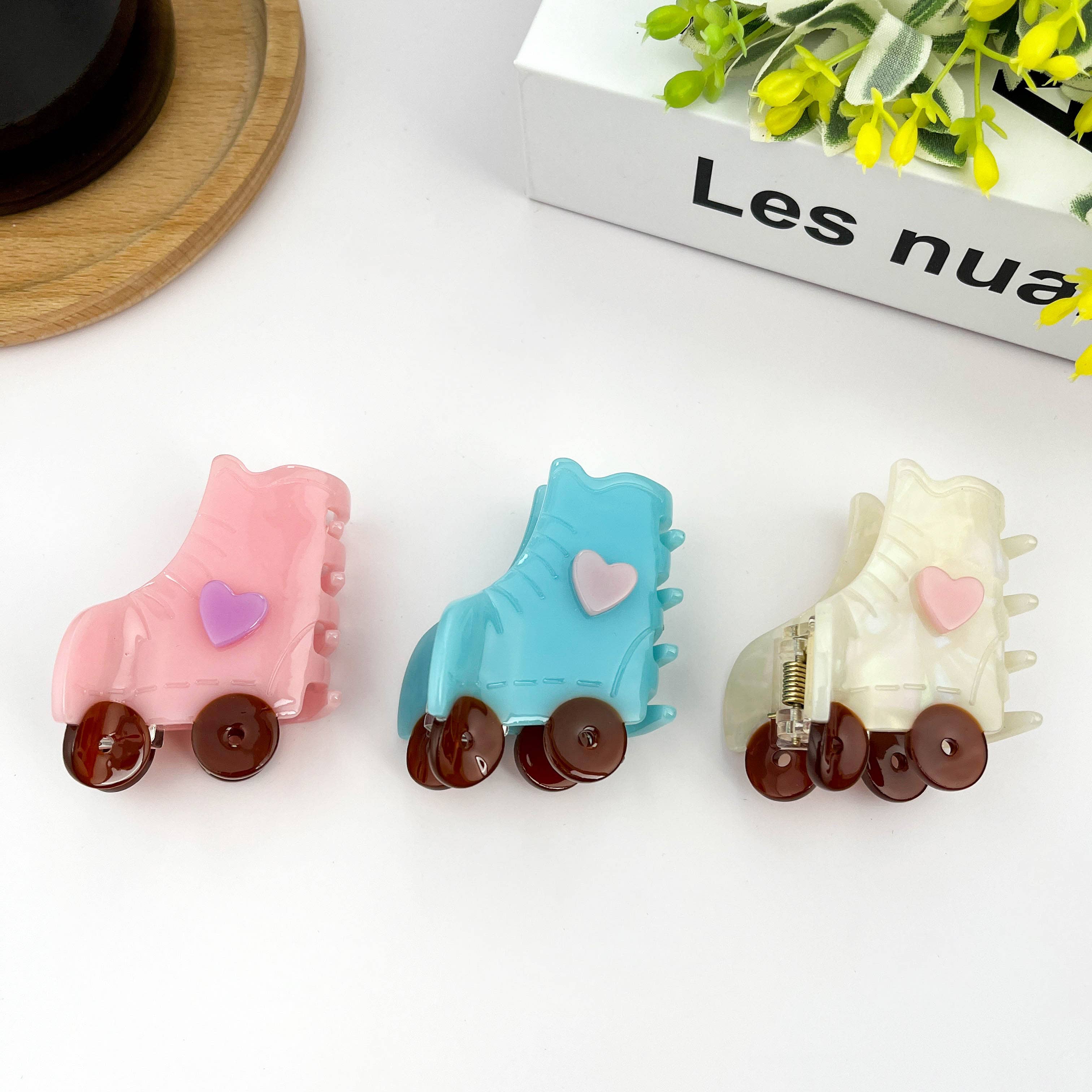 TheDivaSoap - Wholesale Hair Clip - Women's - Roller Skate Hair Clip,Acetate Creative Gift Hair Claw3