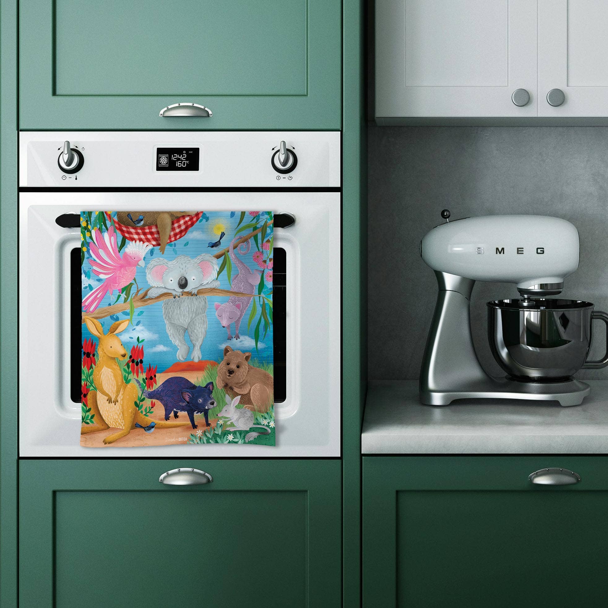 Diesel & Dutch - Wholesale Theedoek - Wildlife Down Under Microvezel Theedoek2