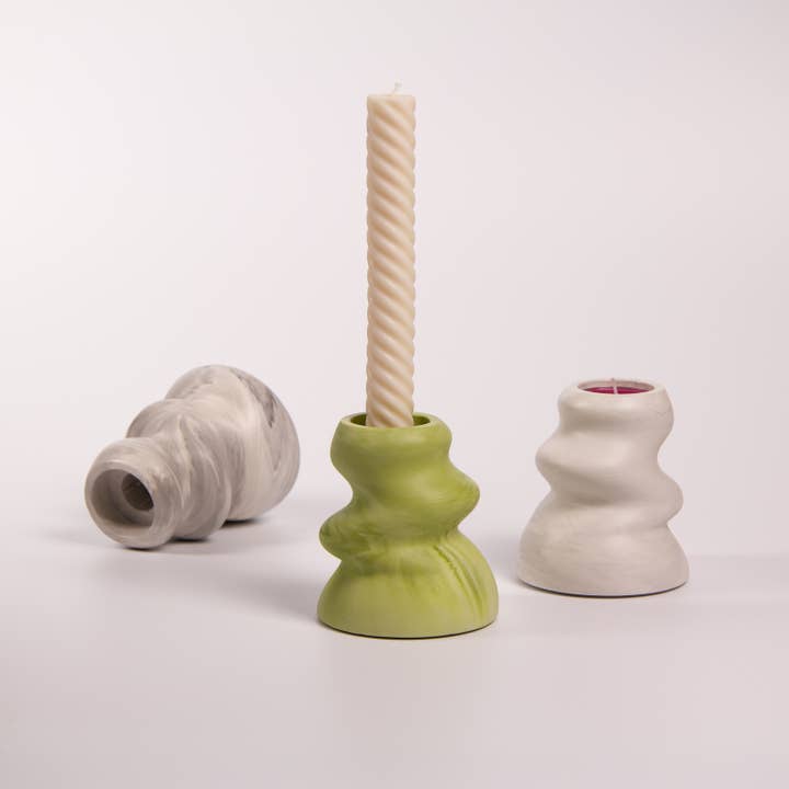 Gravity sculptural candle / tealight holders for wholesale by Extra&ordinary Design