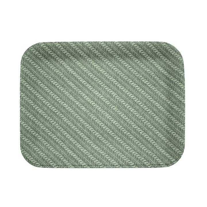 Signature Home Collection GmbH – Engroshandel Serveringsbakke – Flad bakke lille grøn pigtail serveringsbakke belagt