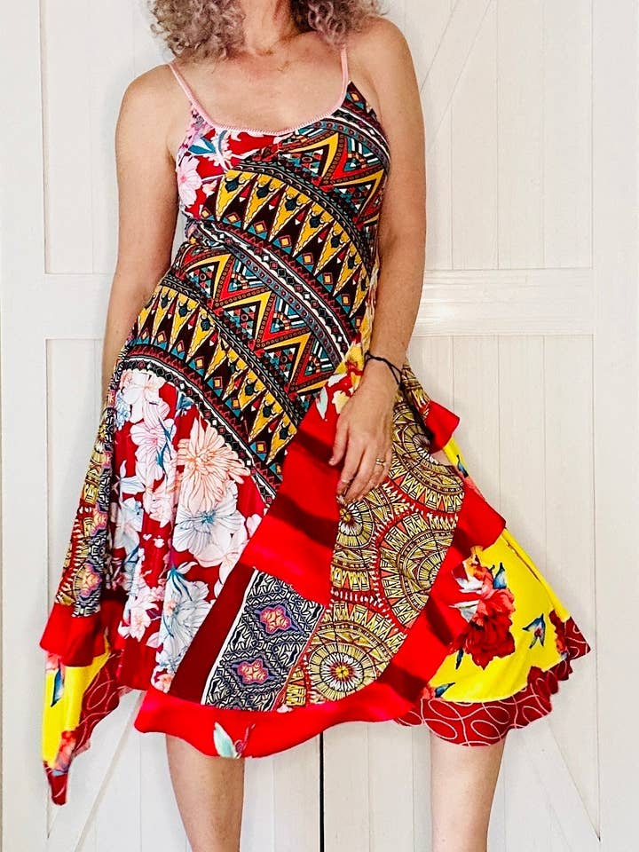 Vestido Swing com tiras Cha Cha Cha por atacado de Aerial Clothing sRQ