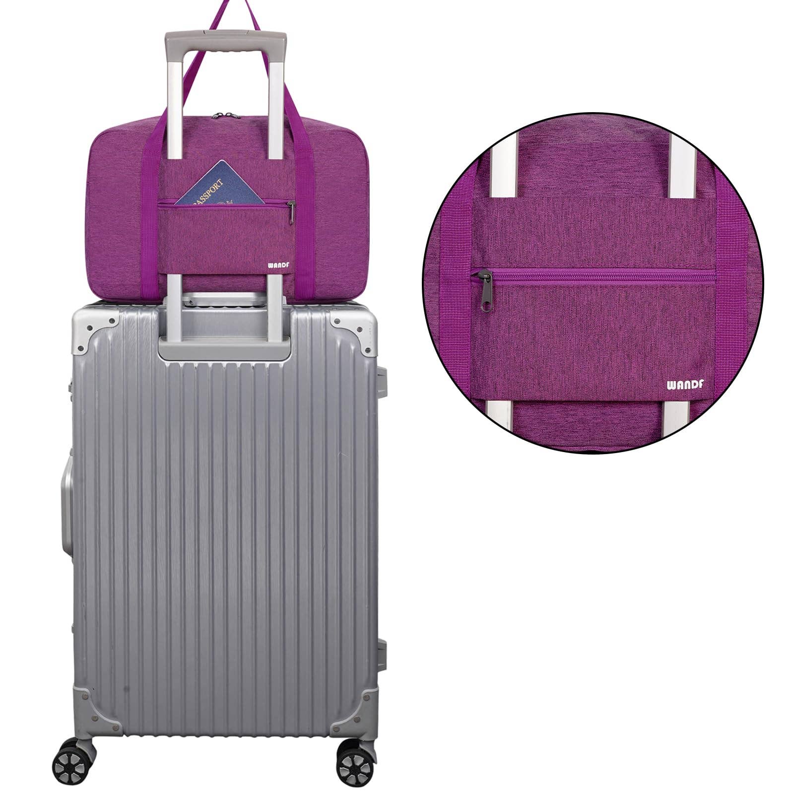 wandf - Wholesale Weekender Bag - Women's - Airplane Personal Item Travel Bag Best Underseat Bag WF112249