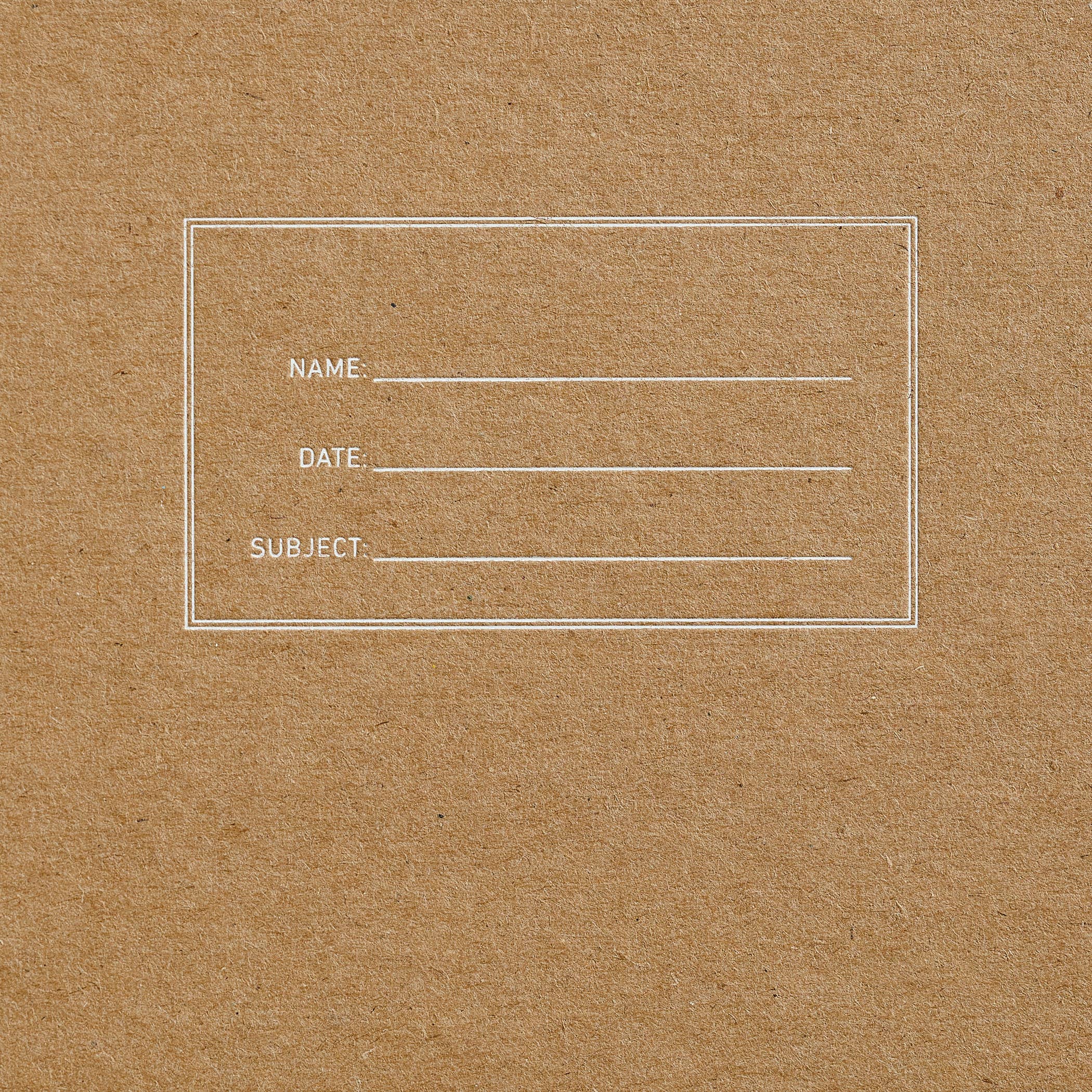 Shorthand Press – wholesale Notebook – Standard Notebook - Kraft2