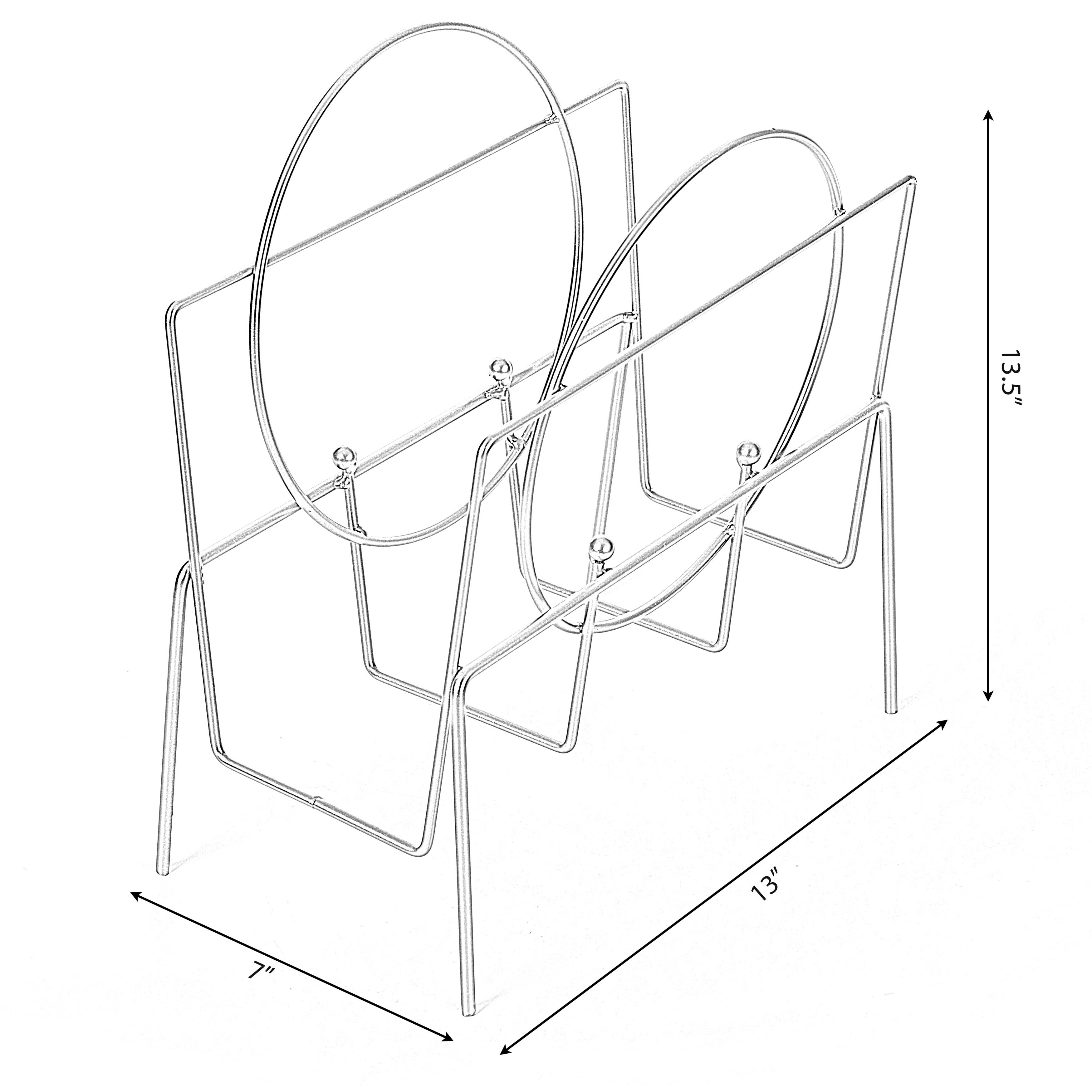 Quickway Imports - Wholesale Magazine Rack - Fabulaxe Magazine Holder and Rack for Desktop, Home Office8
