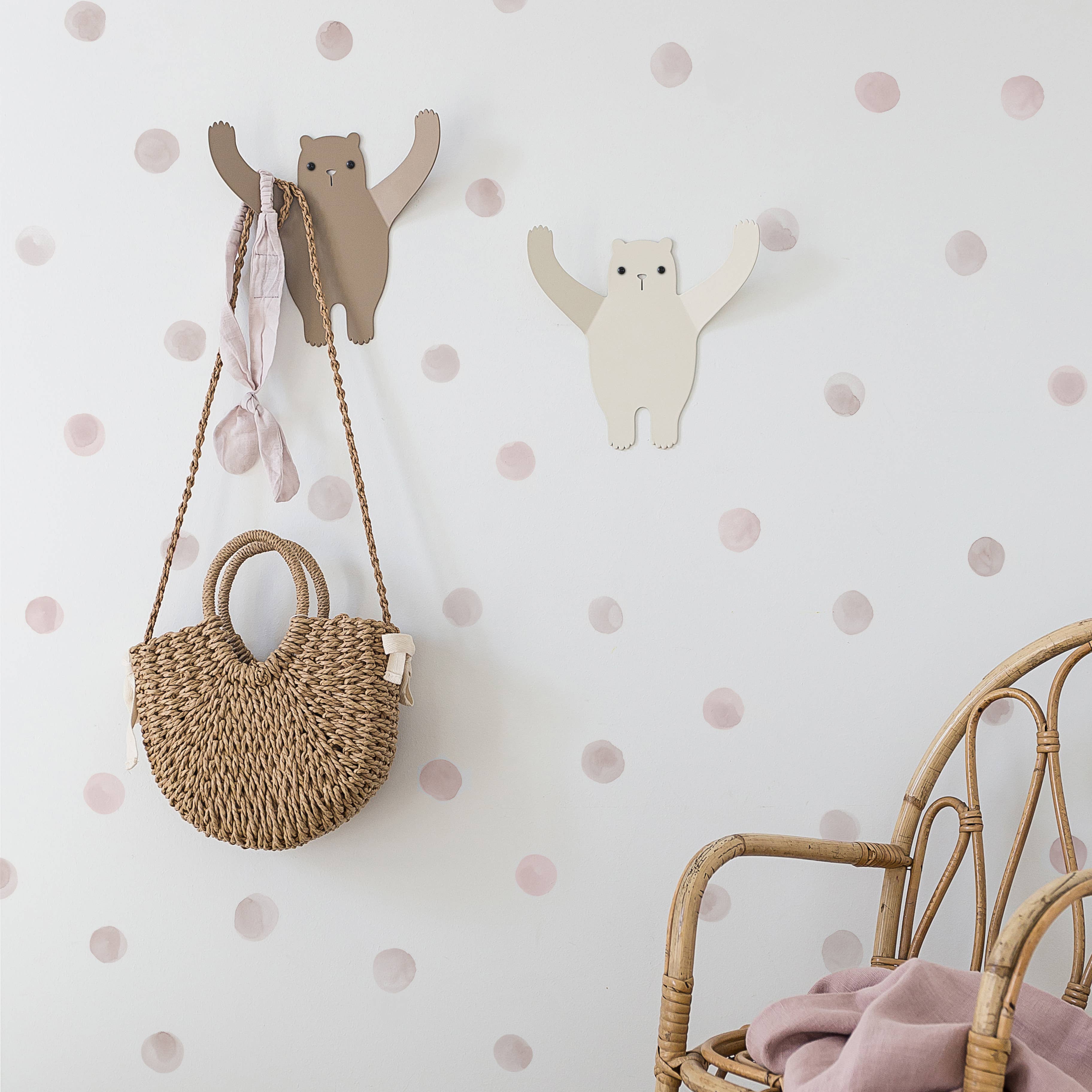 tresxics – wholesale Fönster-/väggdekal – Väggklistermärken akvarell prickar5