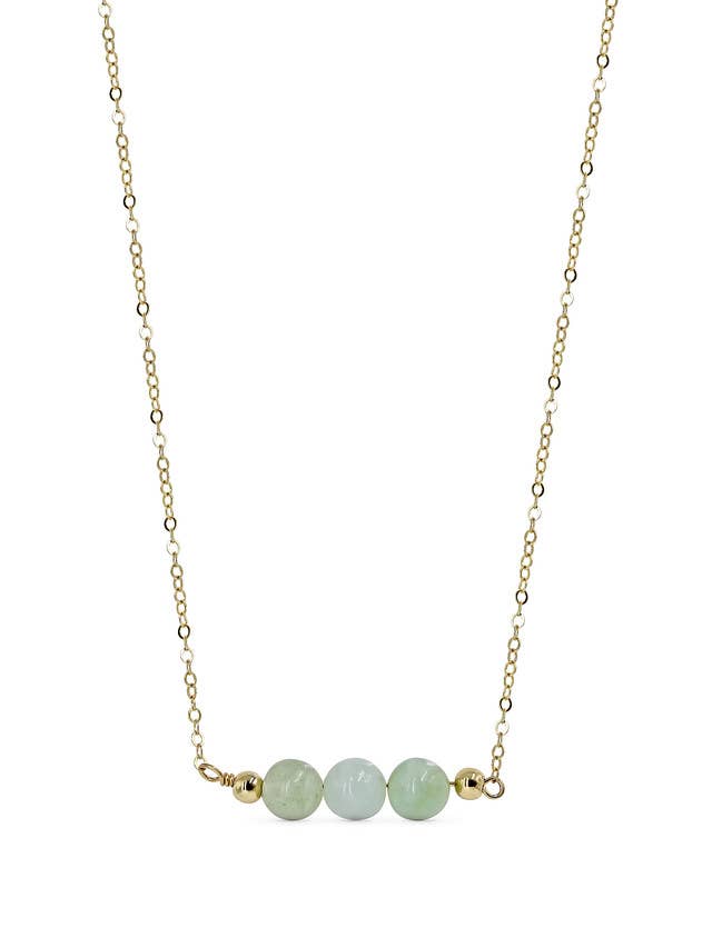 Halskette mit Tri-Jade-Anhänger für den Großhandel von Human Design Studios