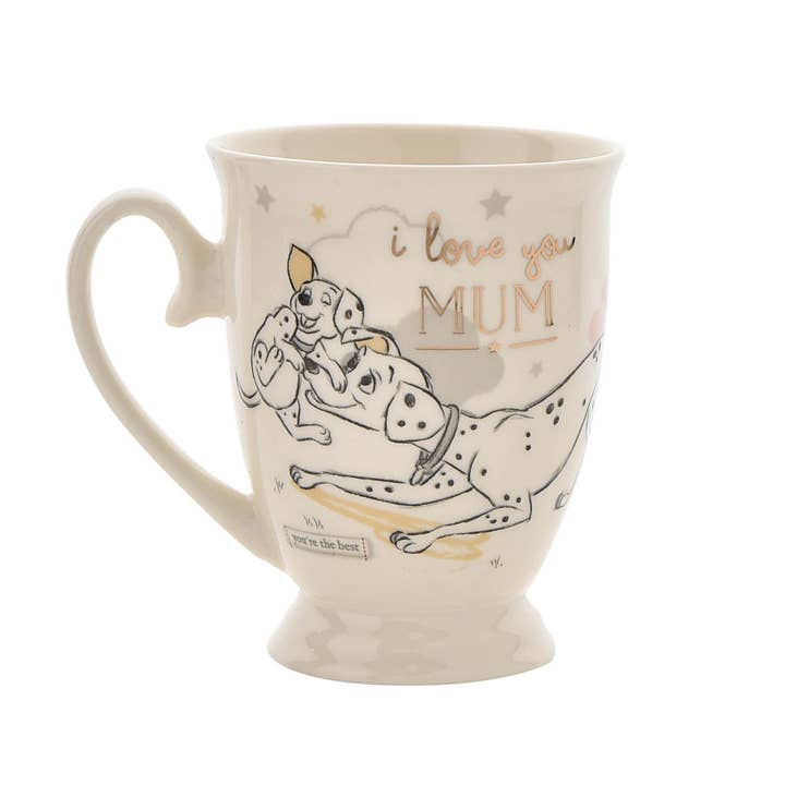 Disney Magical Beginnings Dalmatian Mug - I Love You Mum for wholesale by WIDDOP and Co.