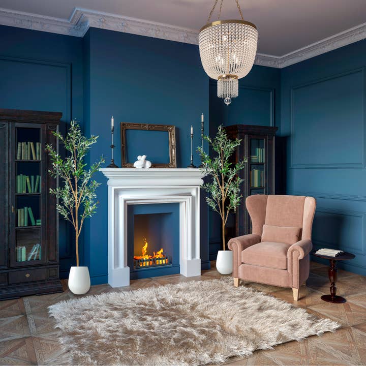 Sunnydaze Decor - Wholesale Artificial Plant - Artificial Olive Tree with Silk Leaves - 6 ft - Set of 23