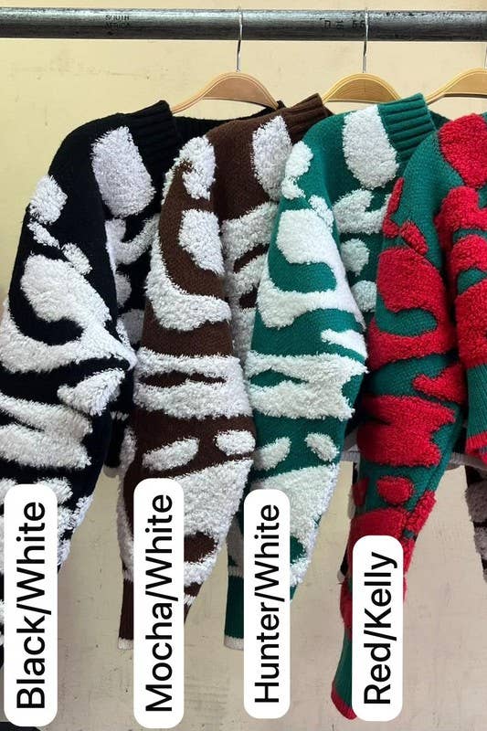 5besties inc – wholesale Kofta - Dam – Kort färgblockströja med kofta15