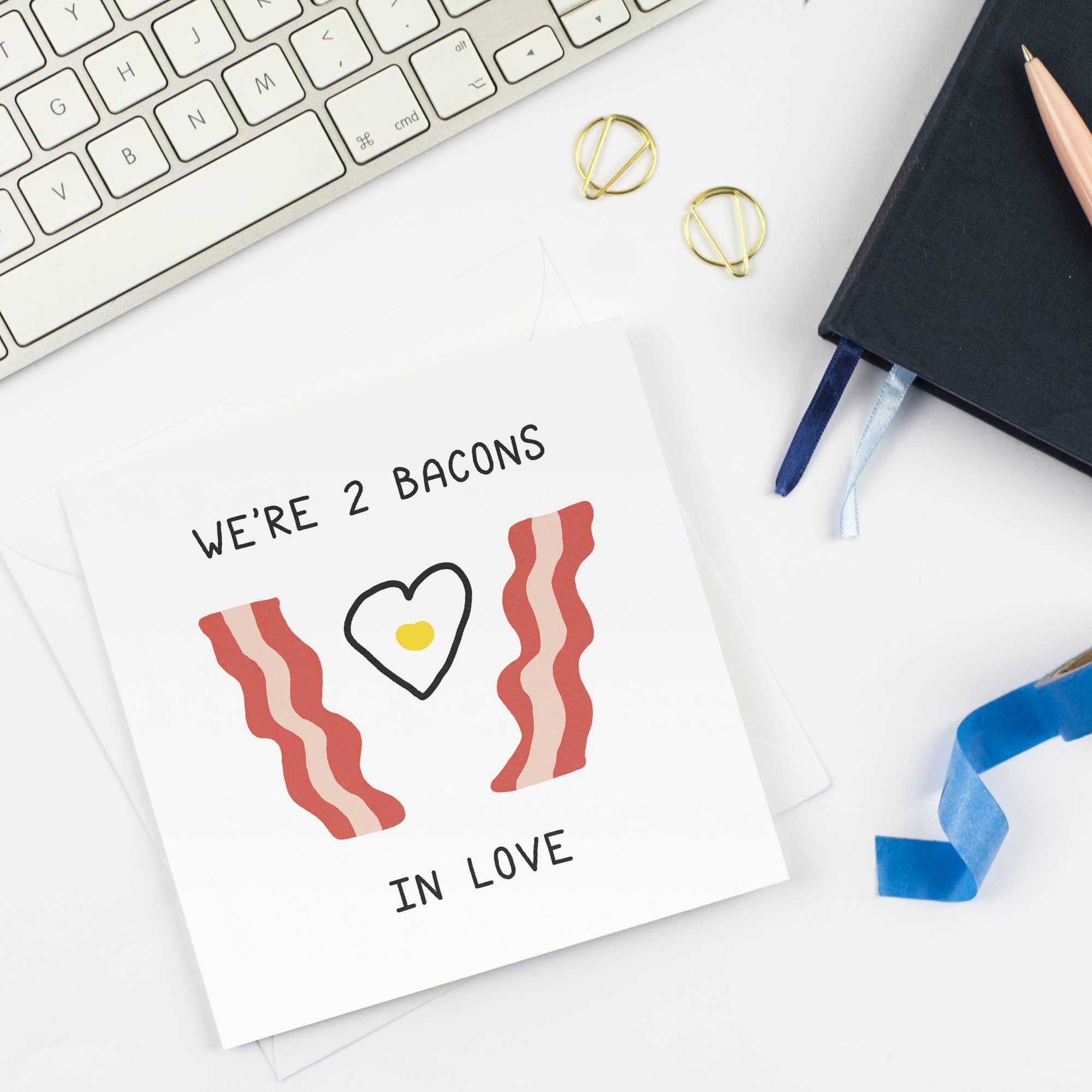 CoolSource Cards – wholesale Love card – Bacon - 2 in Love | Greetings Card | Birthday Card5