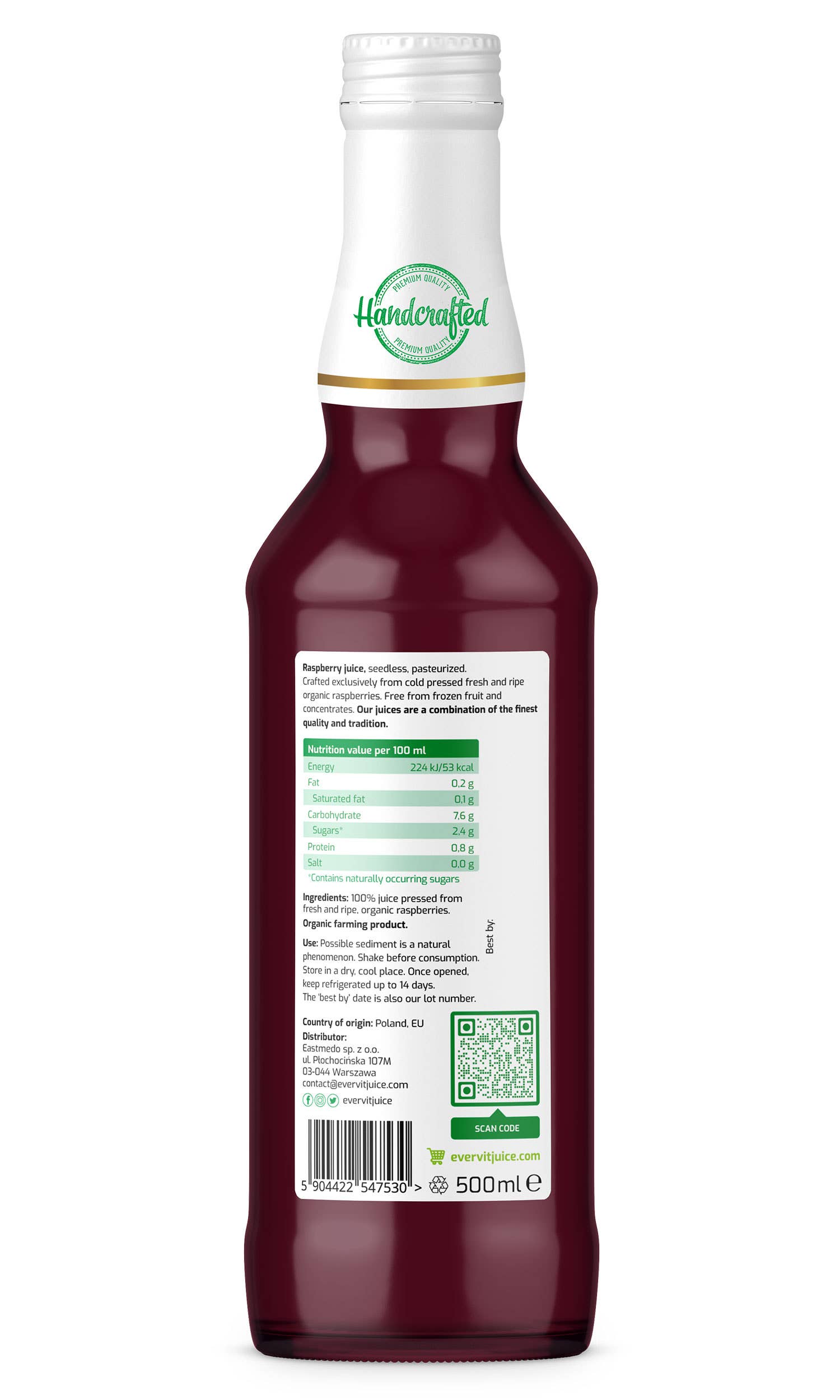 Evervit Juice – Großhandel Fruchtsäfte – Himbeersaft1