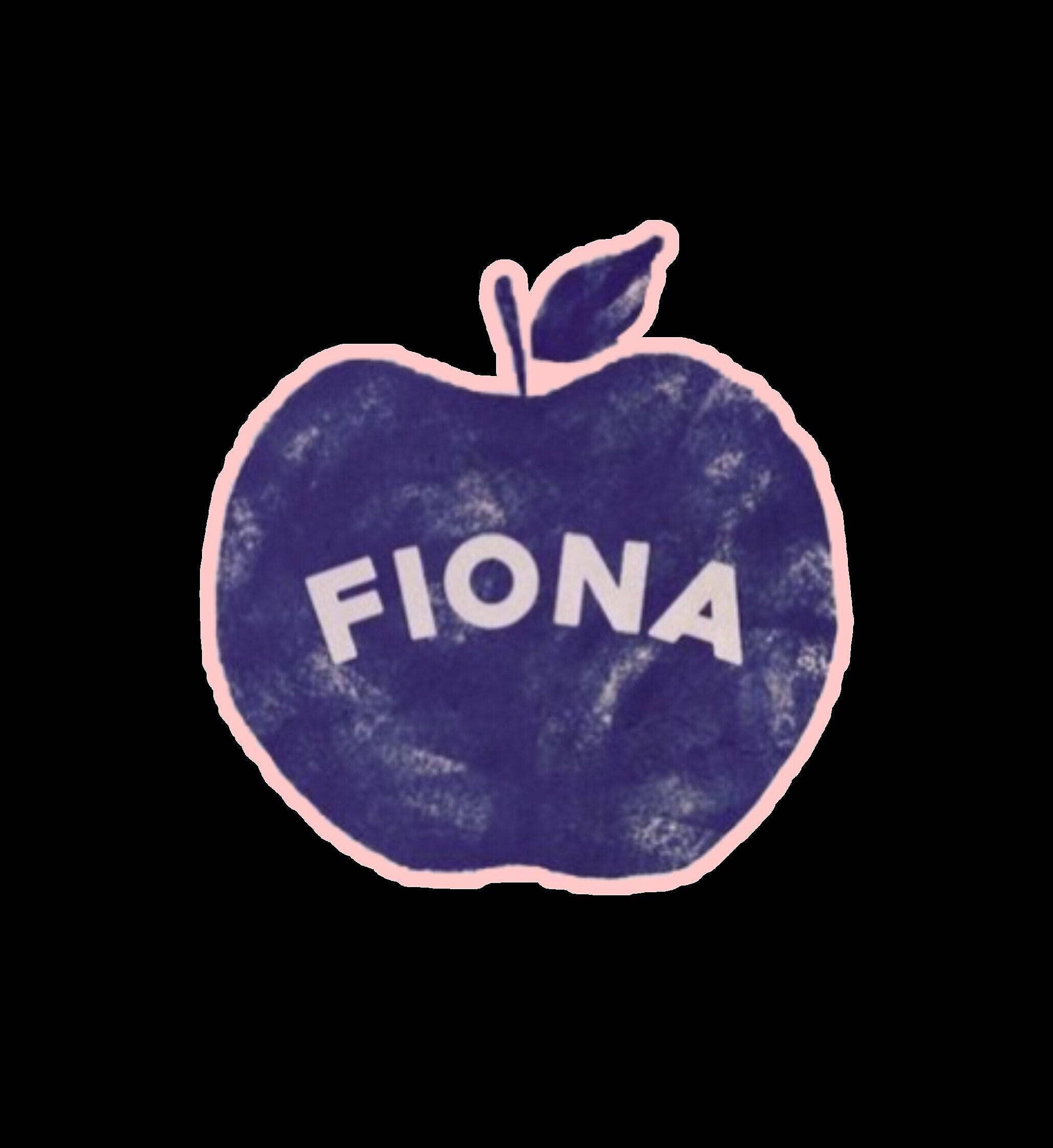 Literary by Ava - Wholesale Sticker - Fiona Apple Logo Kiss-Cut Sticker, Glitter/Glossy Waterproof2