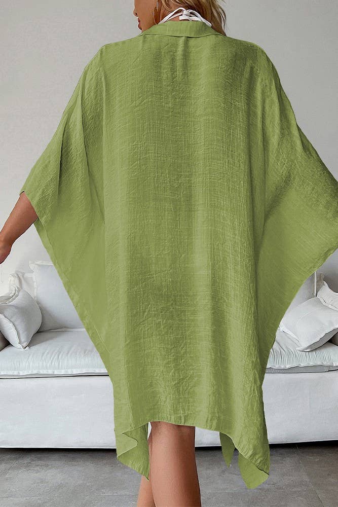 UNISHE - Wholesale Swim Cover Up - Women's - Summer Beach Shirt Cover Up ZK136824