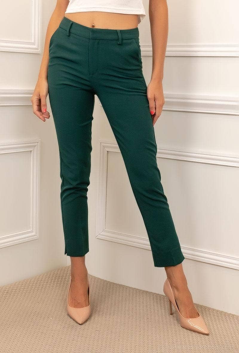 Attentif Paris – wholesale Pants – Women's – [Timeless] High-waisted cigarette pants43