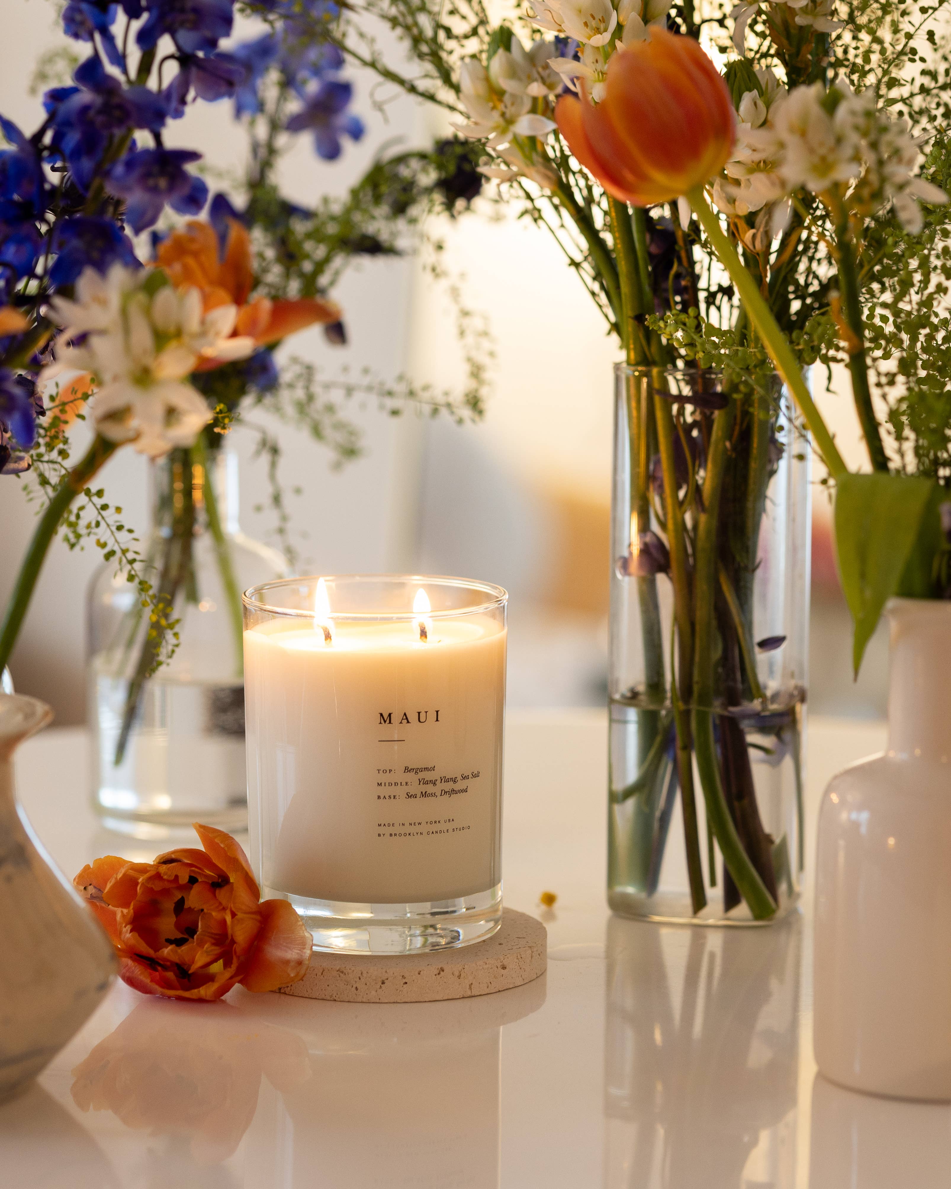 Brooklyn Candle Studio - Wholesale Jar/Filled Candle - Maui Classic 2-Wick Candle1