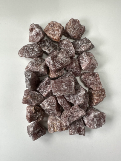 CaNatureLover - Wholesale Spiritual Stone/Crystal - Strawberry Quartz RAW , 0.75"-1.25" Size, Chunks1