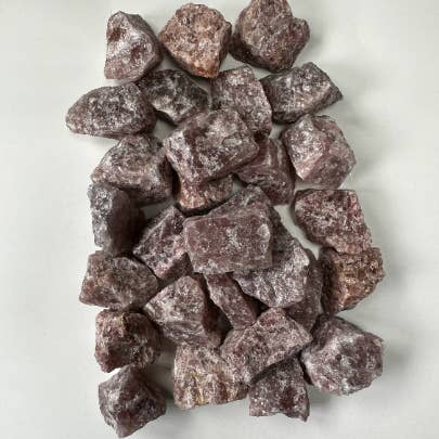 CaNatureLover - Wholesale Spiritual Stone/Crystal - Strawberry Quartz RAW , 0.75"-1.25" Size, Chunks1