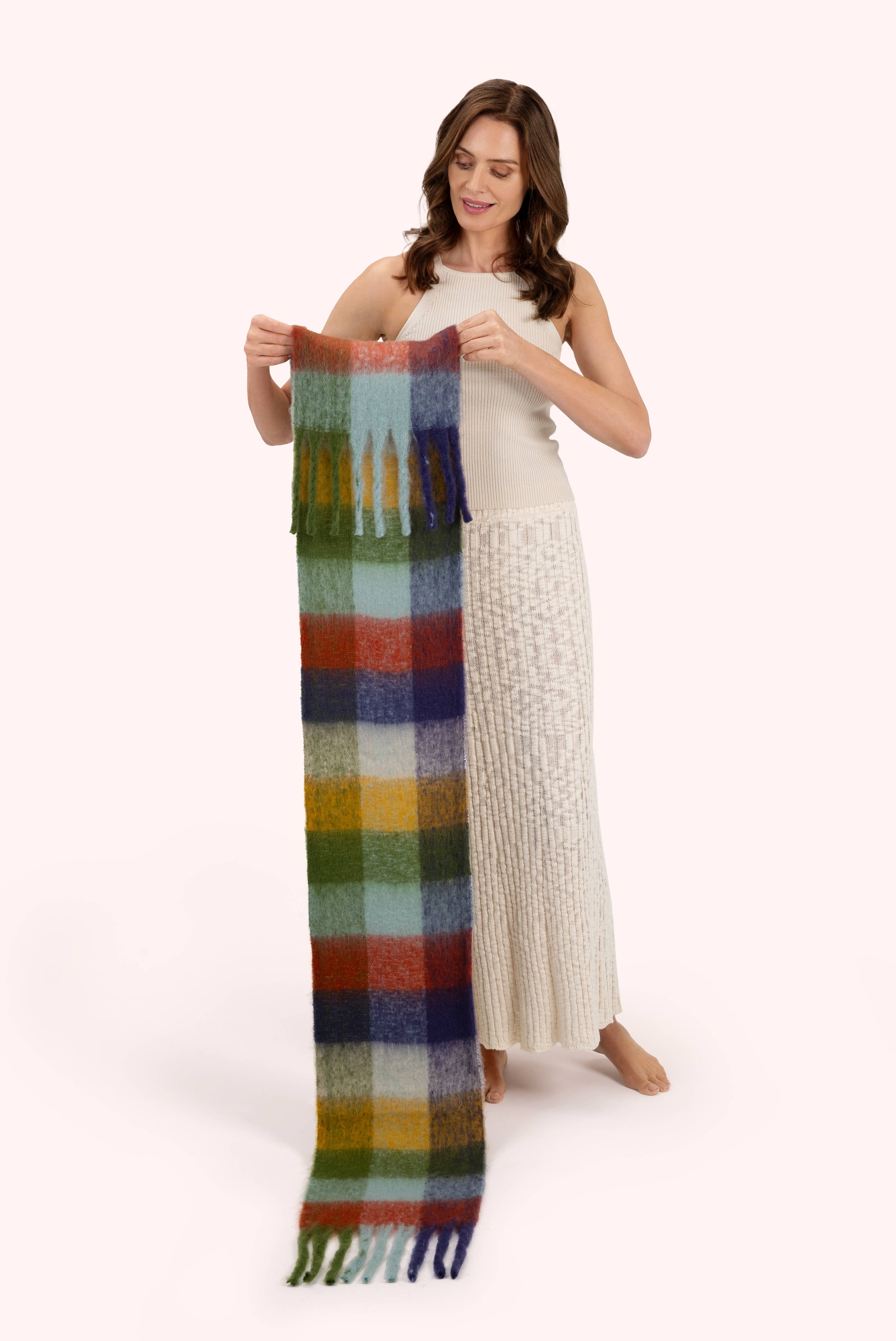 Powder Design - Europe – Engroshandel Tørklæde - Dame – Molly Cosy Tørklæde - Navy Mix1