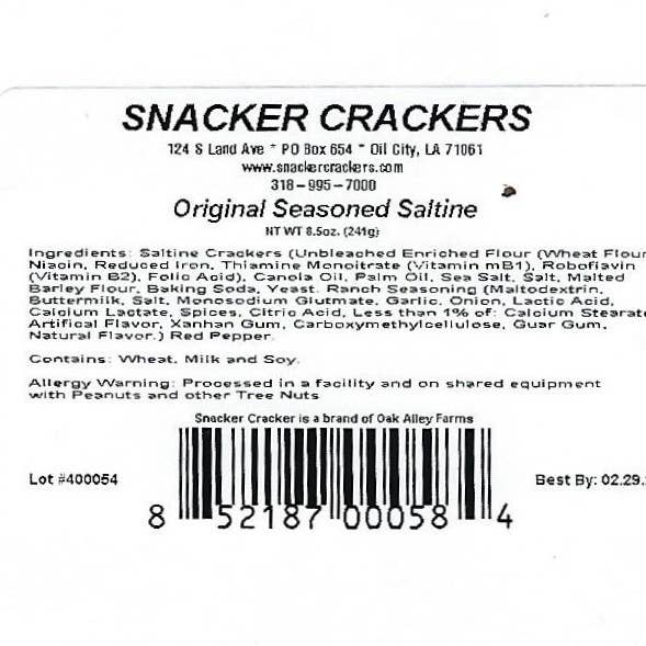 Snacker Crackers - Wholesale Crackers - Saltine Crackers Original1