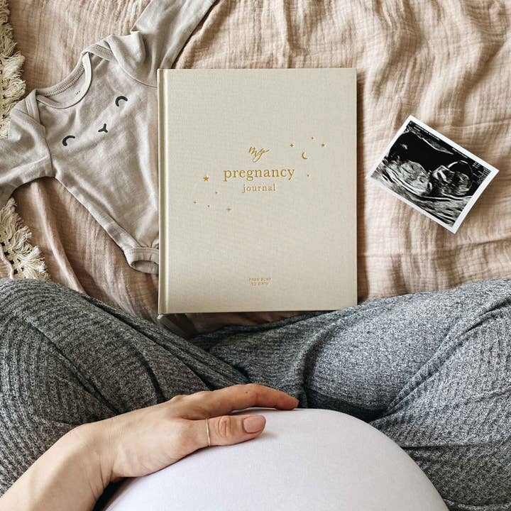 Blush And Gold - Wholesale Journal/Diary - Maternity - Pregnancy Journal (Pearl) - keepsake parents to be journal