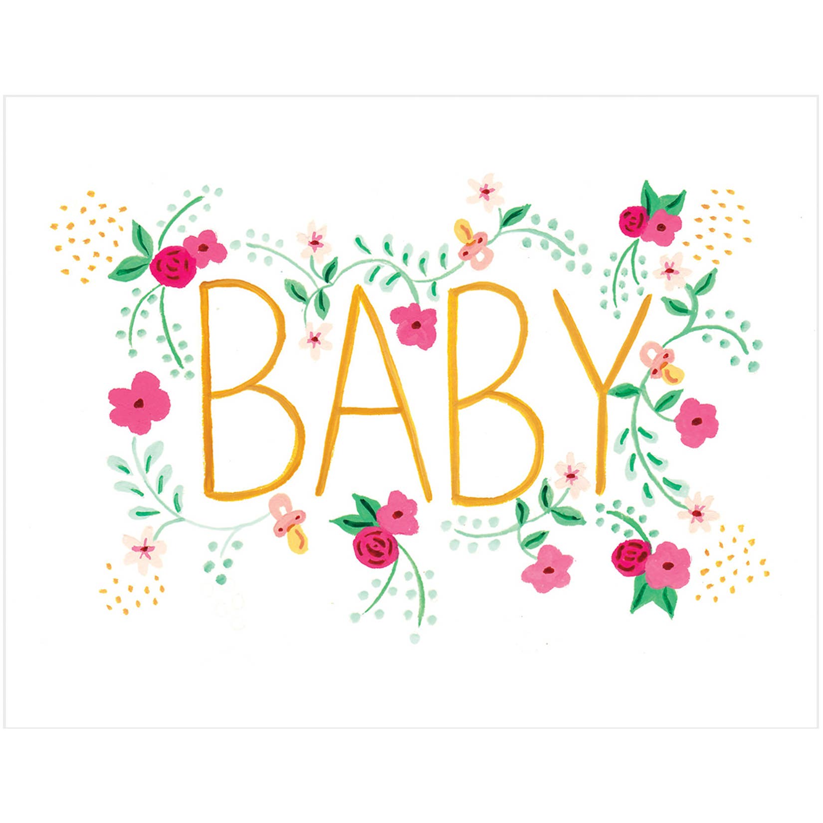 Paige & Willow - Wholesale Baby Card - Pink Baby Card1