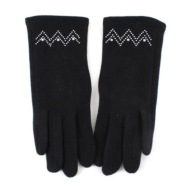 Pretty Persuasions - Wholesale Gloves - Women's - A24008 Embellished Gloves2
