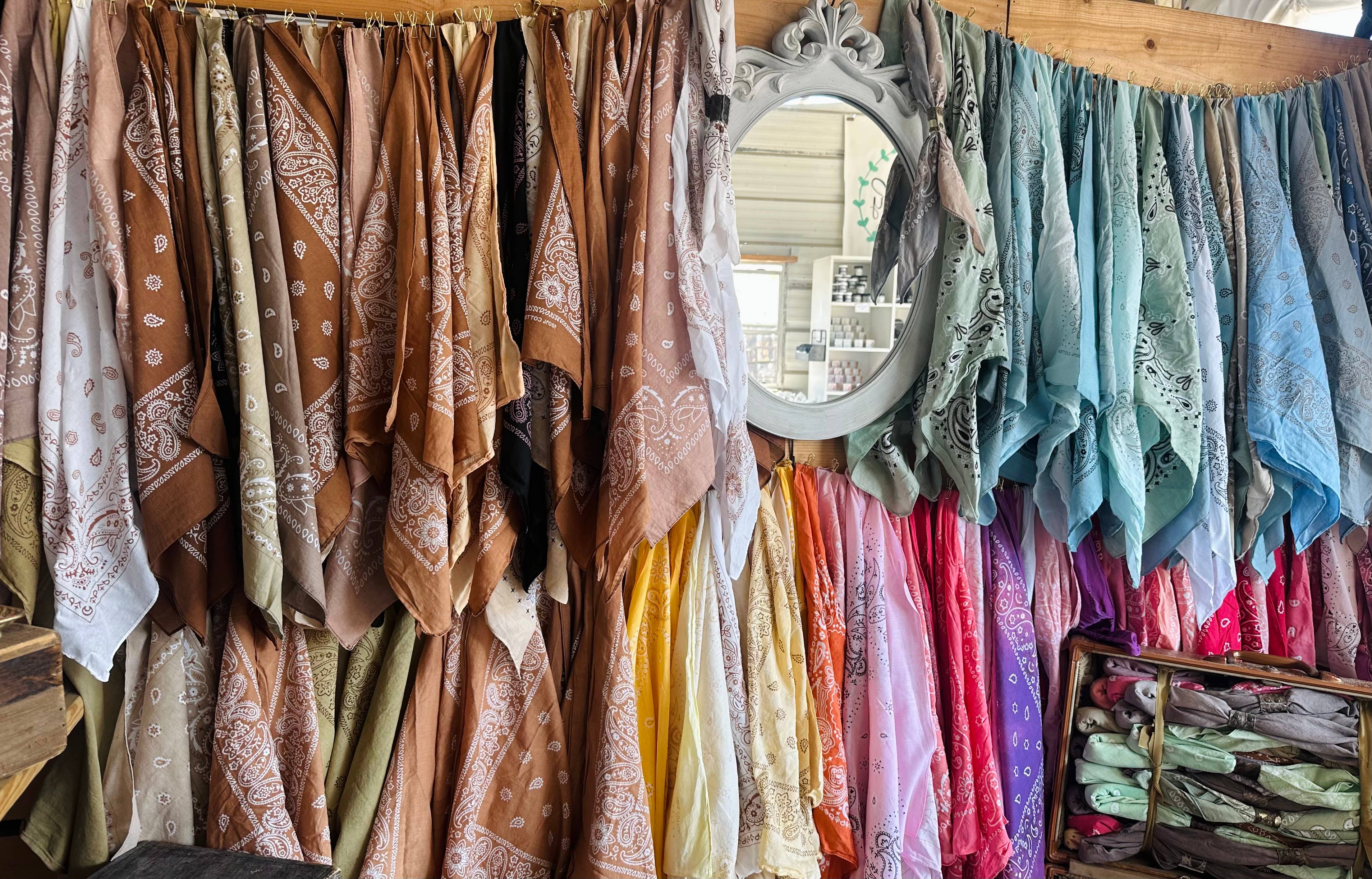 Boots Are My Roots - Wholesale Bandana - Women's - Pink Hand Dyed Bandanas 3