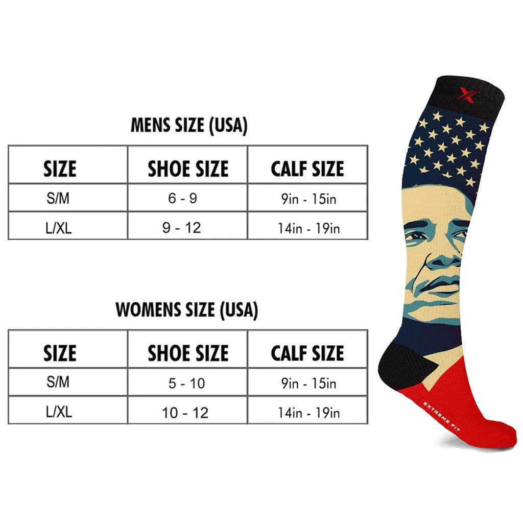 The American Gift Company (TAGCO) - Wholesale Socks - Unisex - OBAMA NOVELTY SOCKS1