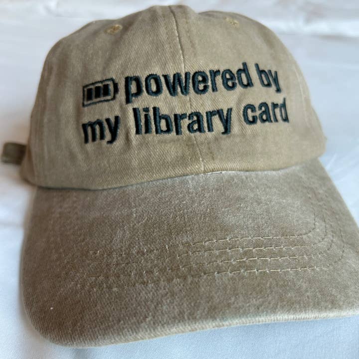 Alimentato dal mio cappello con tessera della biblioteca per la vendita all'ingrosso da parte di My Secret Copy