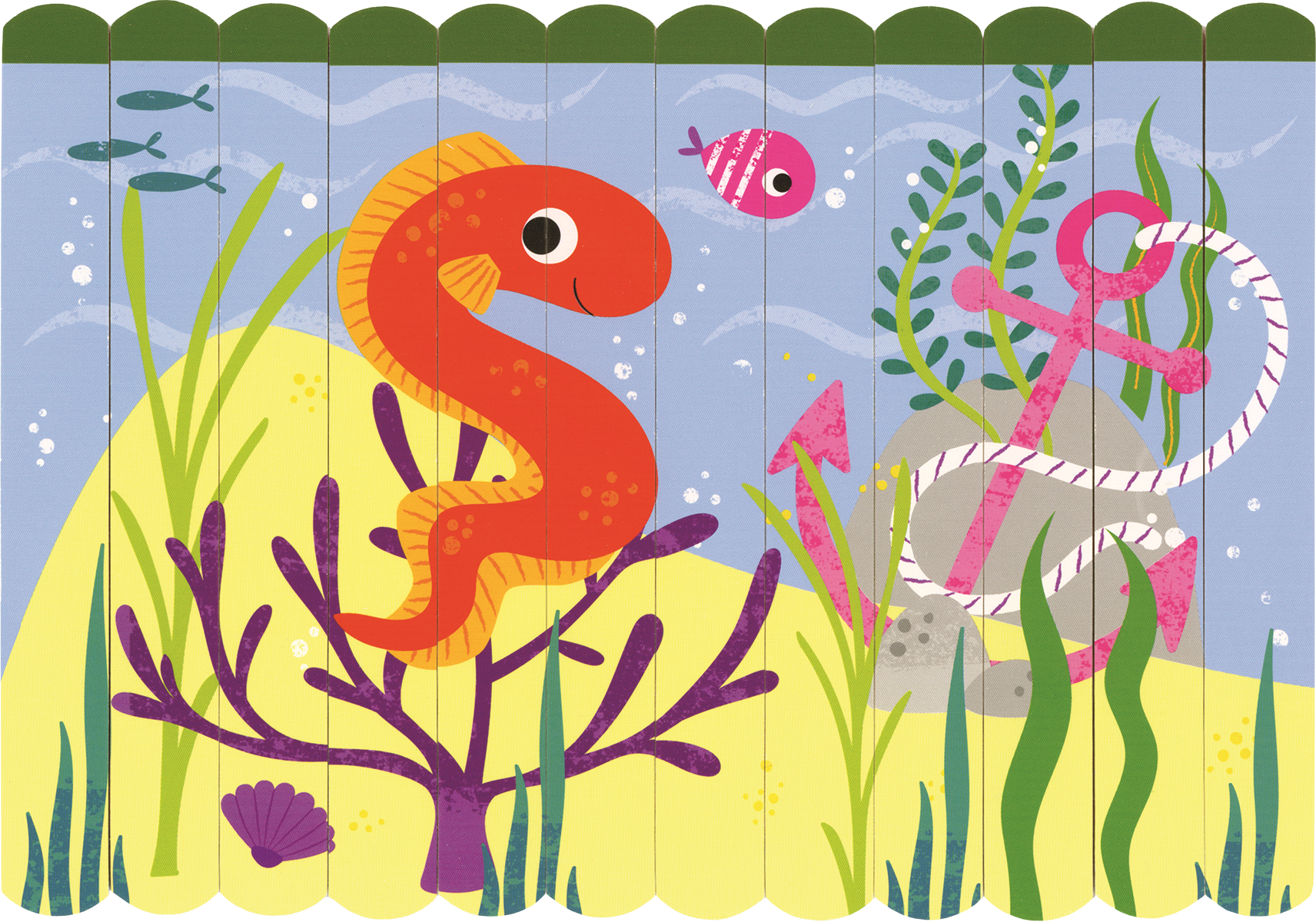 EDC Publishing - Wholesale Puzzle - Kids - Puzzle Sticks: Ocean1