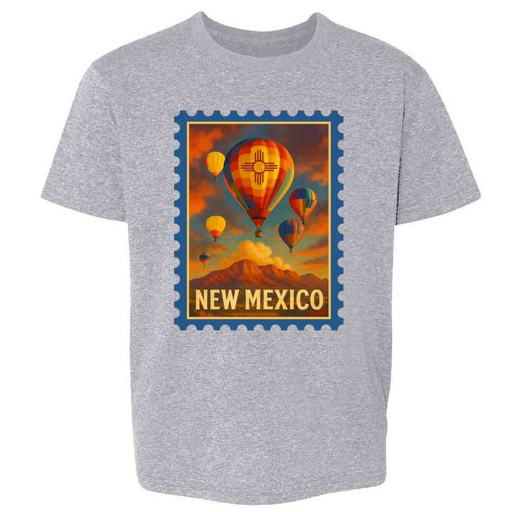New Mexico Zia Ballonfestival Bergen Kinderen & Jeugd T-shirt voor wholesale door Pop Threads