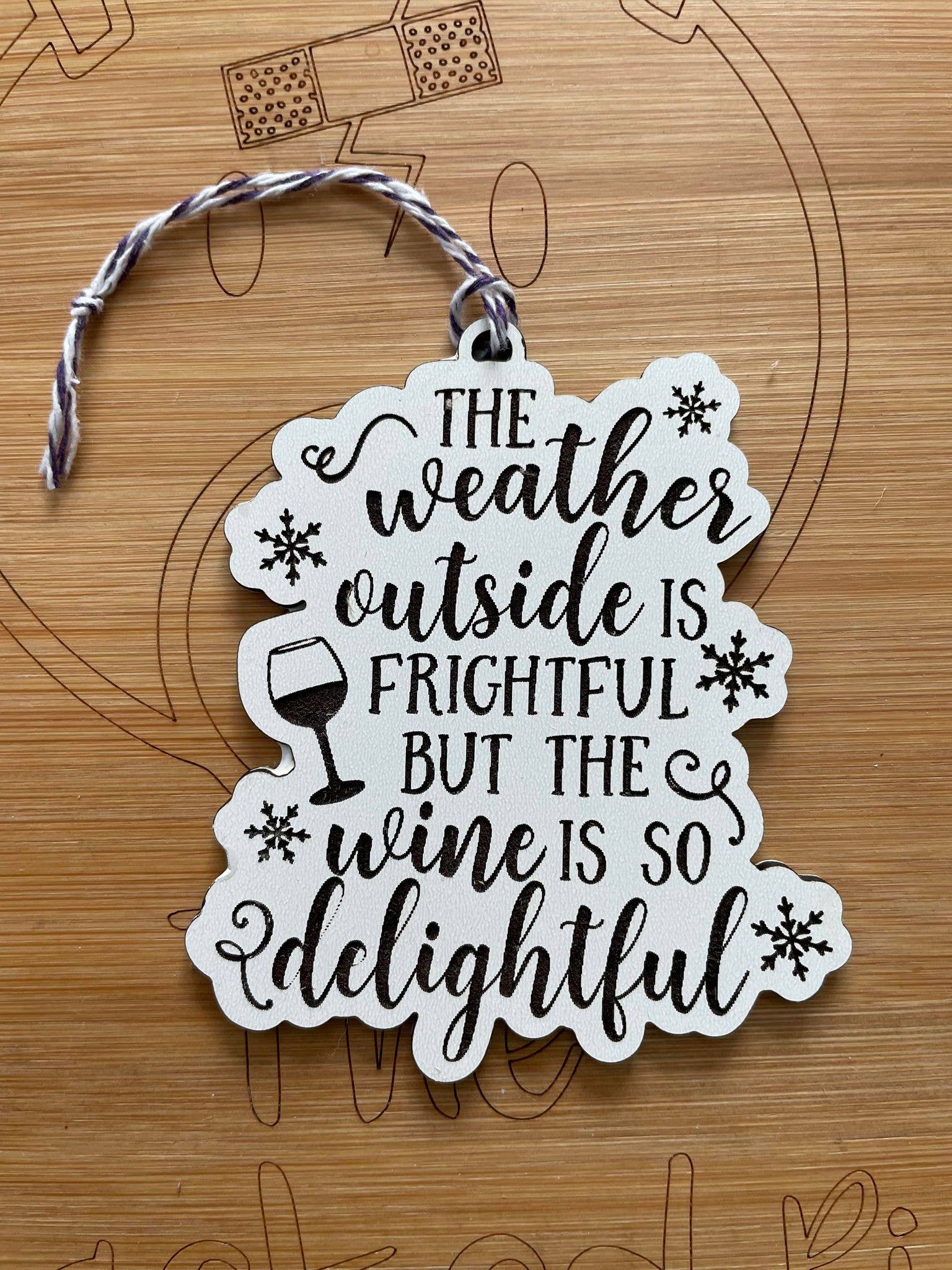 The Cracked Pig - Vente Objets de décoration - Le vin est une décoration si délicieuse