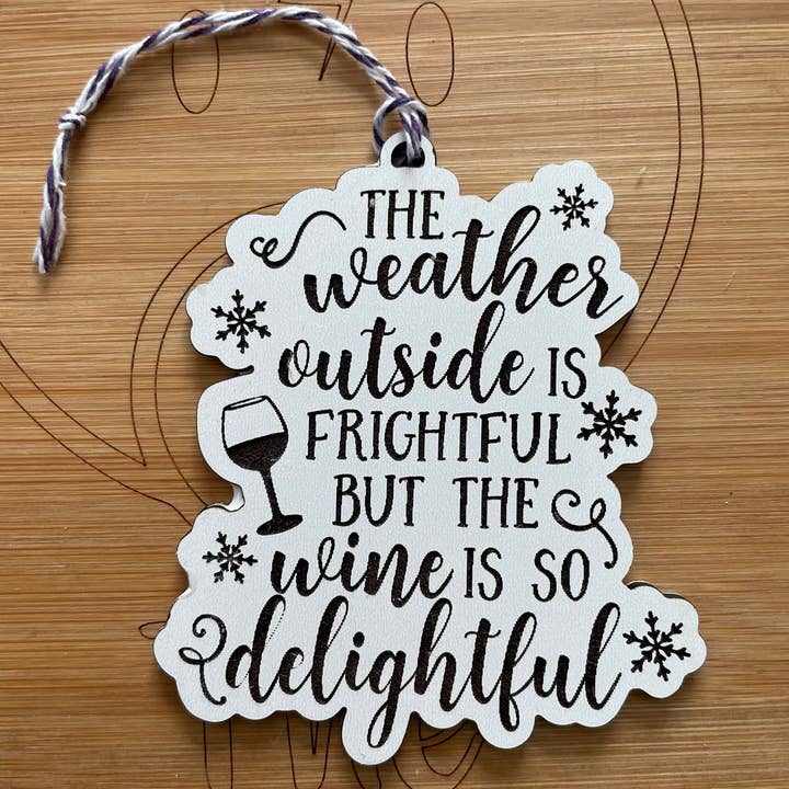 The Cracked Pig - Vente Objets de décoration - Le vin est une décoration si délicieuse0