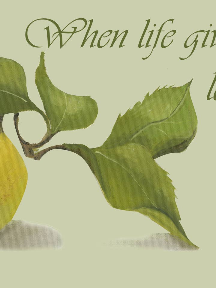 Paper Place Mats PM137 Lemons for wholesale by Stevie Streck Designs