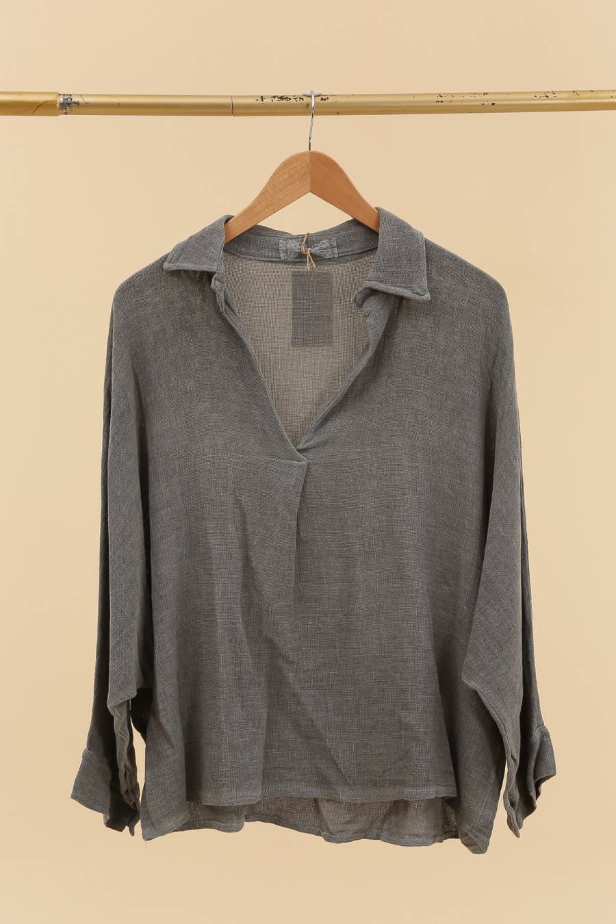 LÉA & LUC - Wholesale Tunic - Women's - Blouse in 50% linen 50% cotton REF. 100701