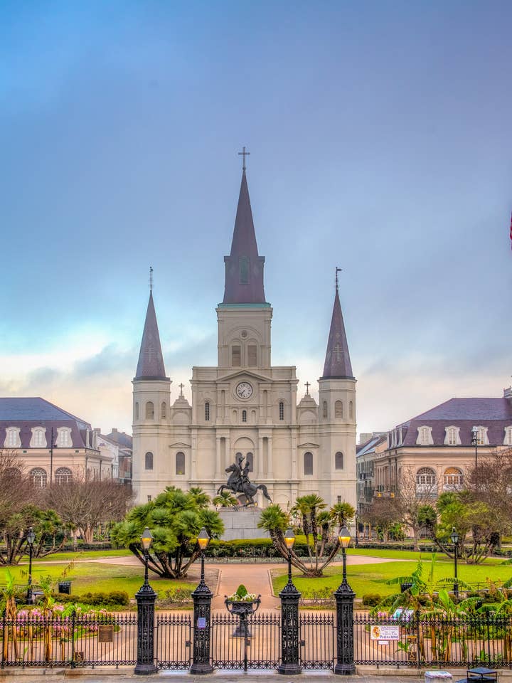New Orleans Poster - Pastel Cathedral for wholesale by Posters & Puzzles