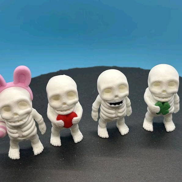 3DHotShop - Wholesale Decoratief beeldje - Gelede Mini Skeletten1