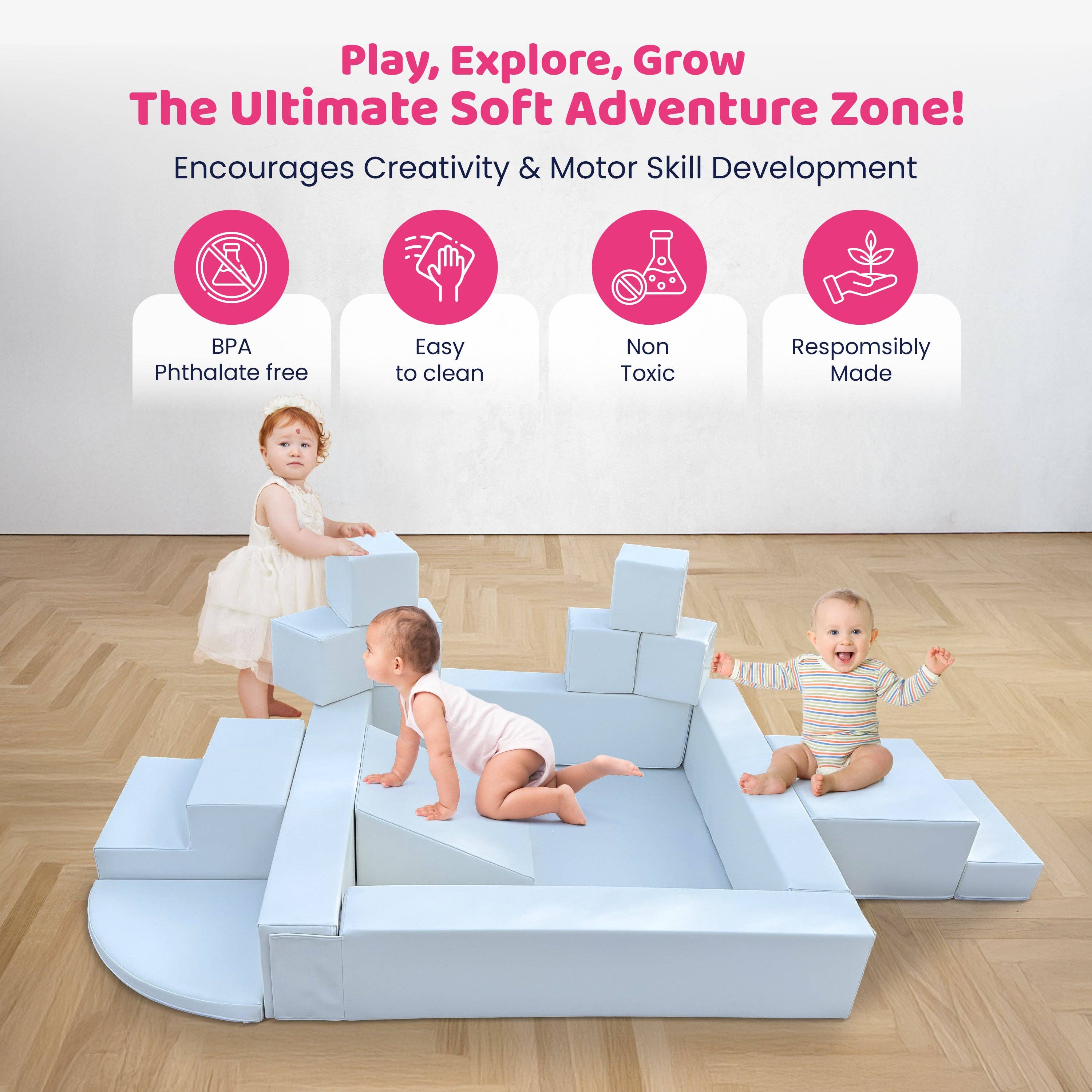 TQ FURNITURE - Vendita all'ingrosso Set di giocattoli - Bambini - Gioco Morbido - Set Base5