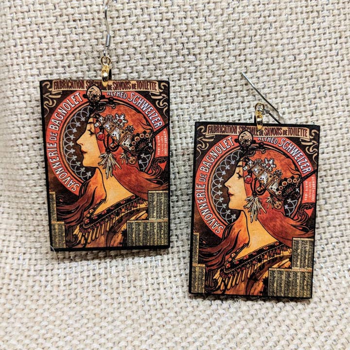 Art Nouveau Earrings for wholesale by Iamsonotcool