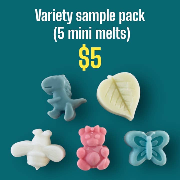 A Wax Melt Sample Pack! 100% Soy Wax Melt for wholesale by Home & Arrow