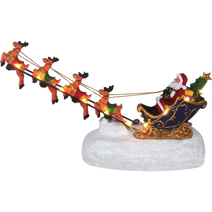 Jultomten i rensläde Julby för wholesale av Top Treasures