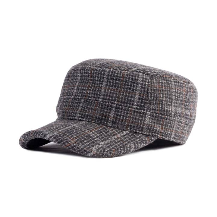 Tweed Military Cap for wholesale by Heritage Traditions