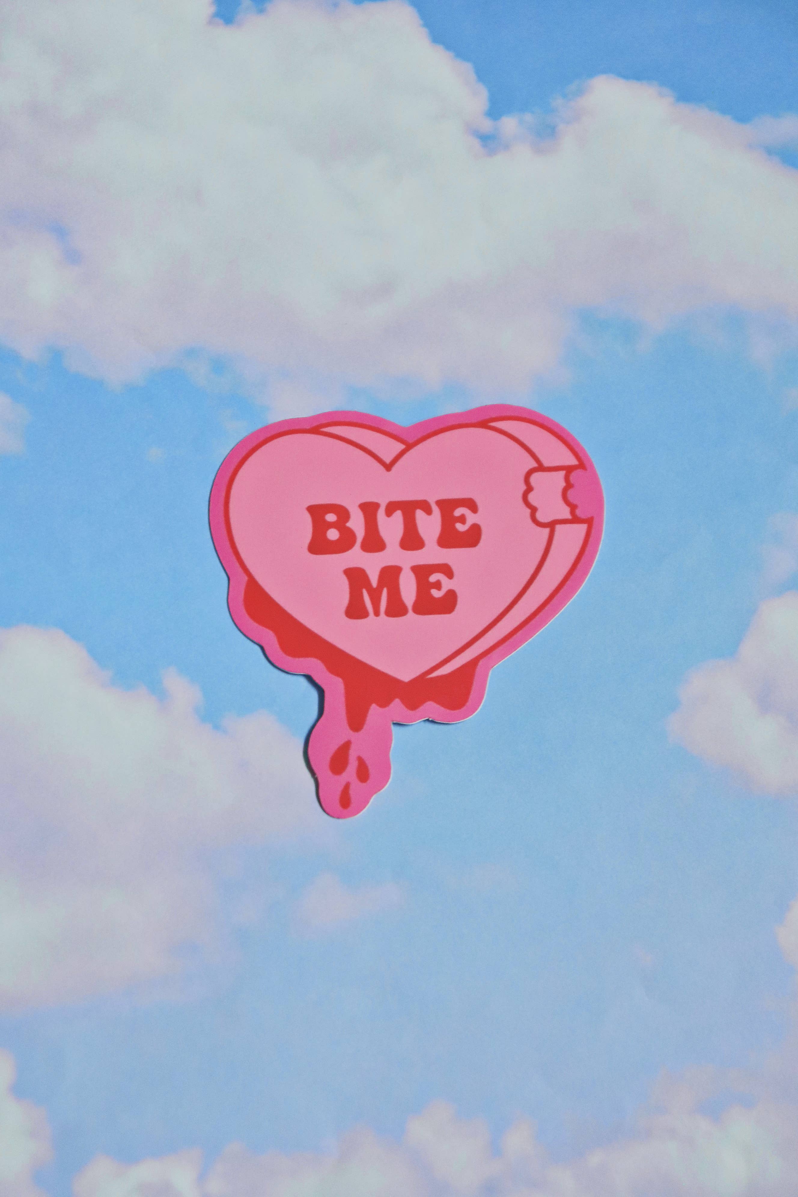 Day Dreamer Studios - Wholesale Sticker - Bite Me Candy Heart | Glossy Waterproof Vinyl Sticker1
