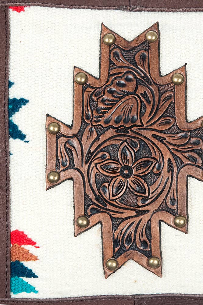 LS Western - Vente Sac de voyage – femme - Sac de voyage en laine et cuir du sud-ouest LC-ADBG460 Sac de selle tissé à la main29