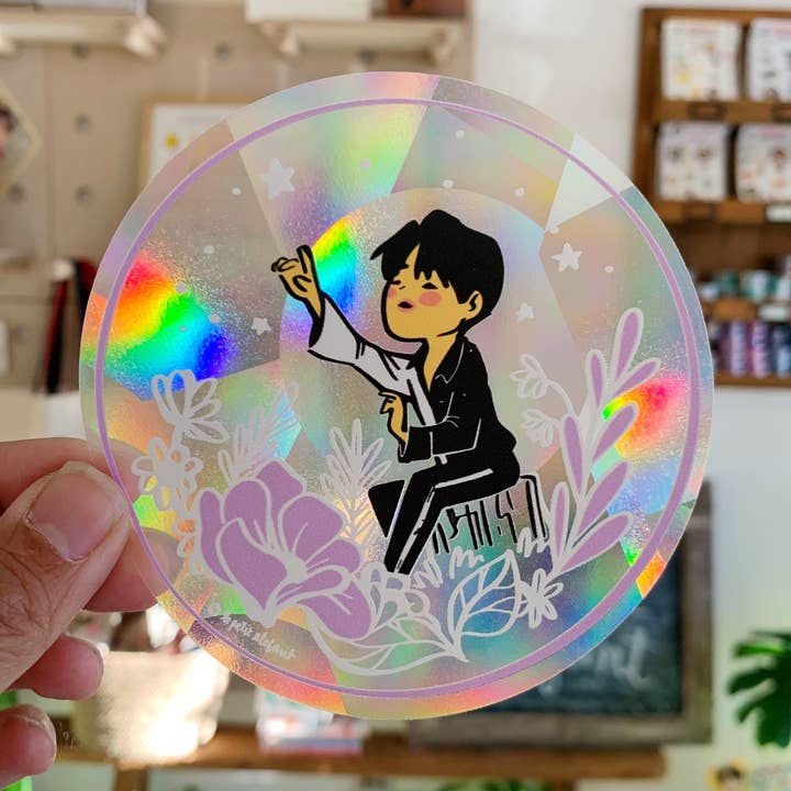 Le Petit Elefant - Wholesale Sticker - Jimin BTS Suncatcher Rainbow Decal Sticker