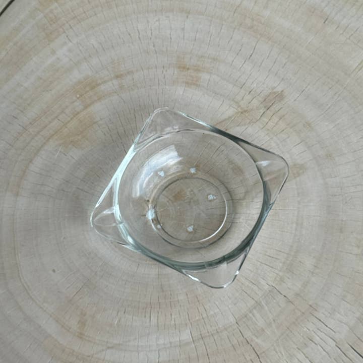Office Objets - Wholesale Ashtray - Small square ashtray Duralex Saint Gobain France