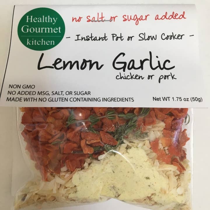 Healthy Gourmet Kitchen - Wholesale Dried Spice Mix - Lemon Garlic Slow Cooker Meal Starter