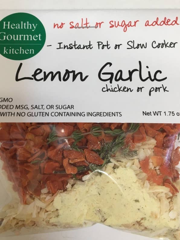 Lemon Garlic Slow Cooker Meal Starter for wholesale by Healthy Gourmet Kitchen